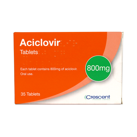 Aciclovir 800mg Tab x 35/Sunpharma