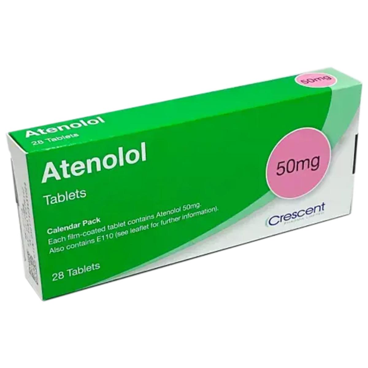 Atenolol 50mg Tabs  x 28/Bristol/Crescent