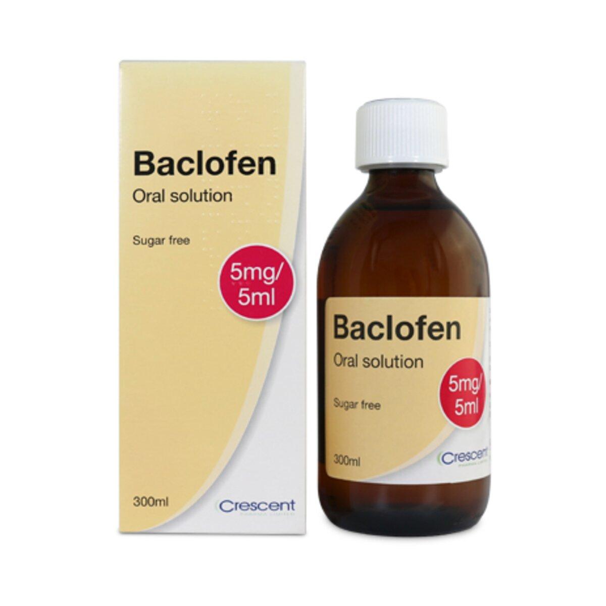 Baclofen 5mg/5ml Oral Solution x 300ml
