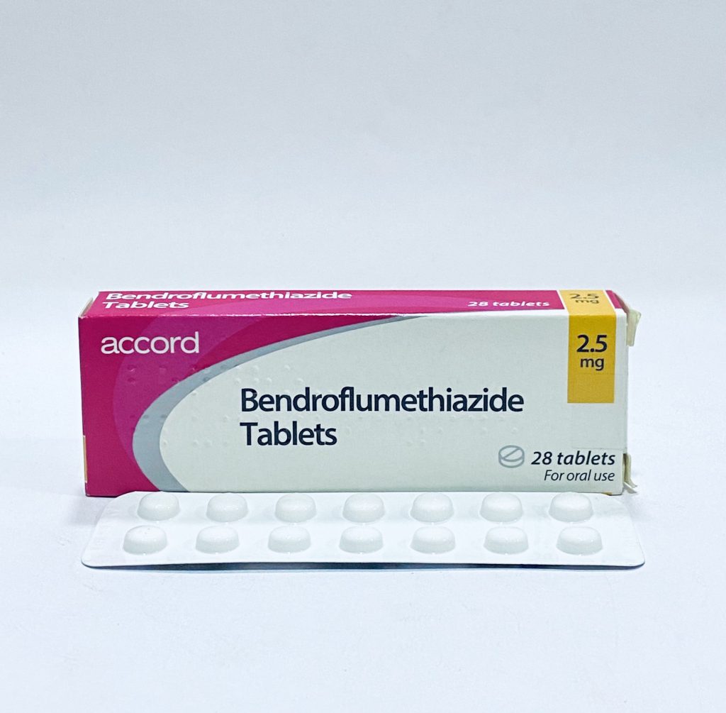 Bendroflumethiazide 2.5mg tabs x 28/Accord
