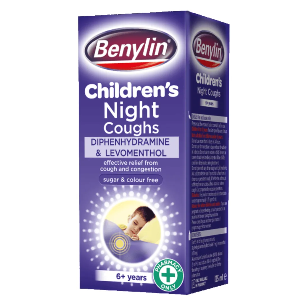 Benylin Children Night Cough x 125ml/McNeil