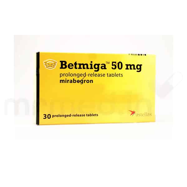 Betmiga 50mg PR Tabs x 30
