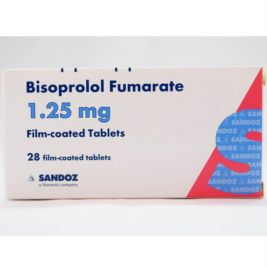 Bisoprolol 1.25mg tabs x 28