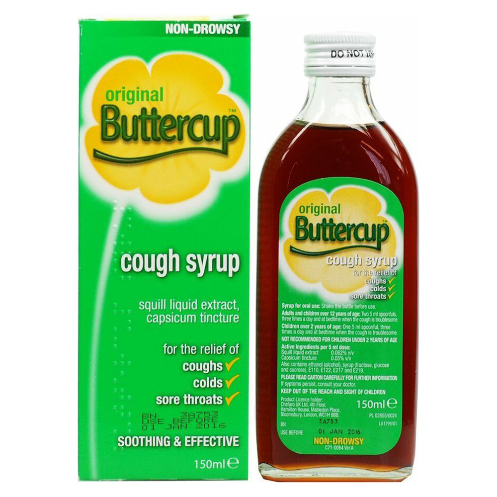 Buttercup Syrup Original x 150ml/ Omega
