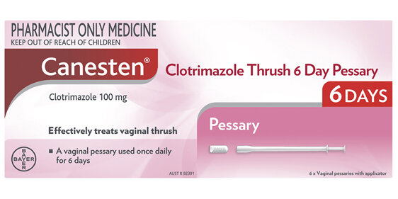 Canesten Thrush 100mg pessary x 6/Bayer