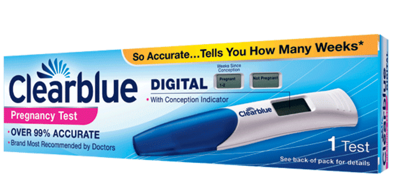 Clearblue Pregnacy Digital 1 Tests