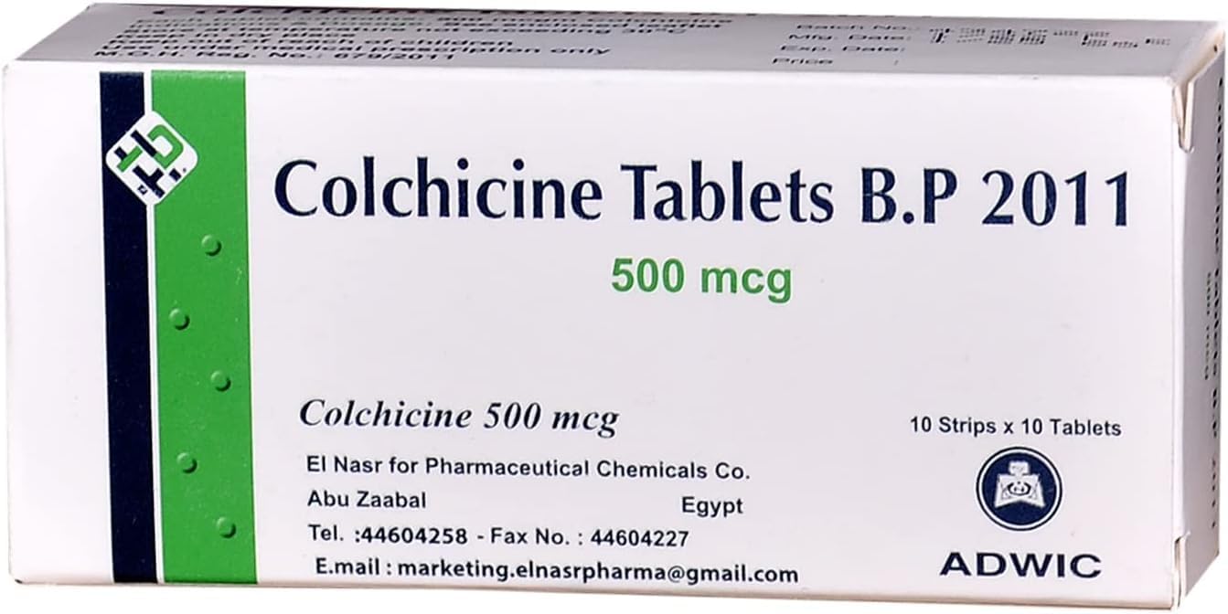 Colchicine 500mcg tabs x 100 /