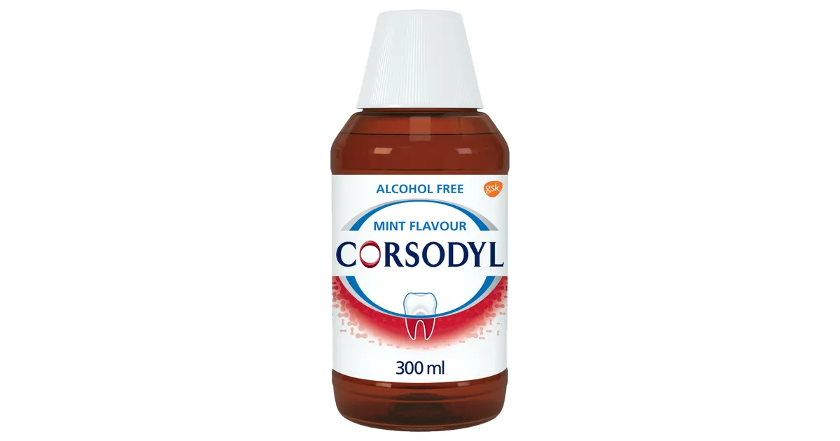 Corsodyl M/W Mint x 300ml/GSK