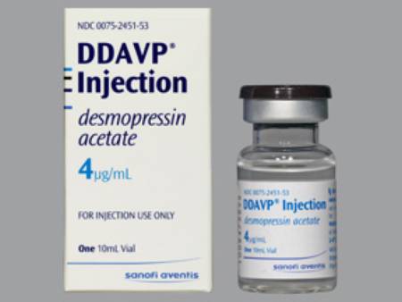DDAVP Desmopressin 4mcg/ml Inj x 10