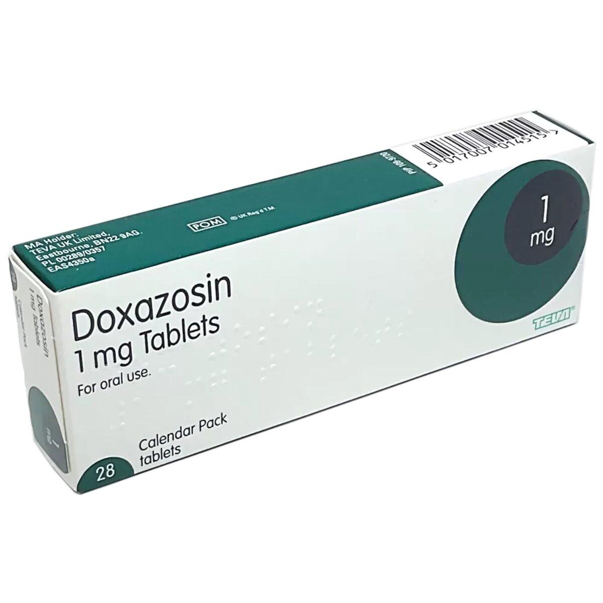 Doxazosin 1mg tabs x 28/Teva