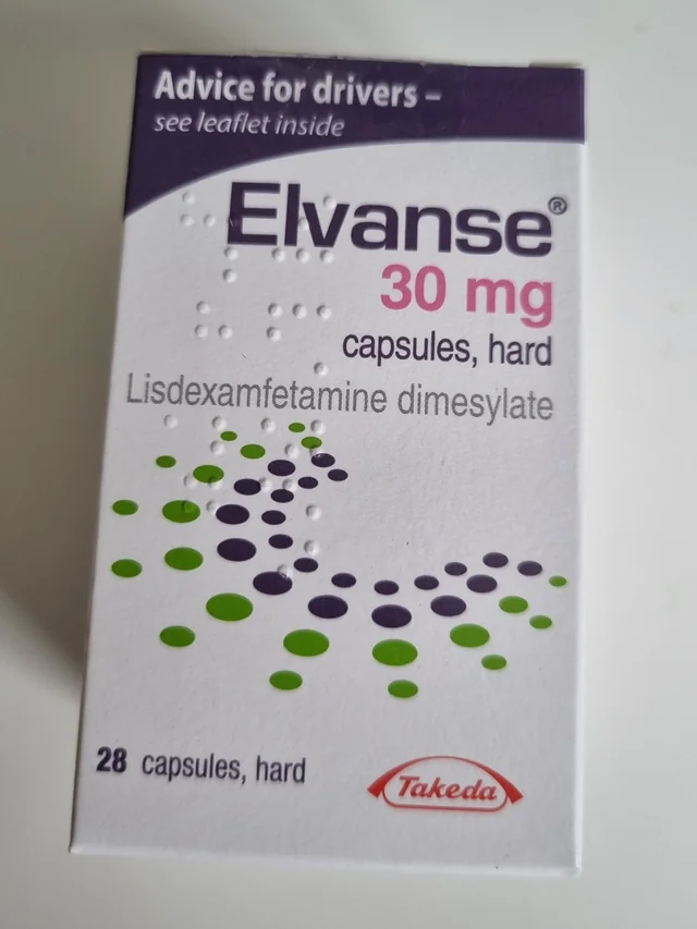 Elvanse (Lisdexamfetamine) 30mg Caps x 28
