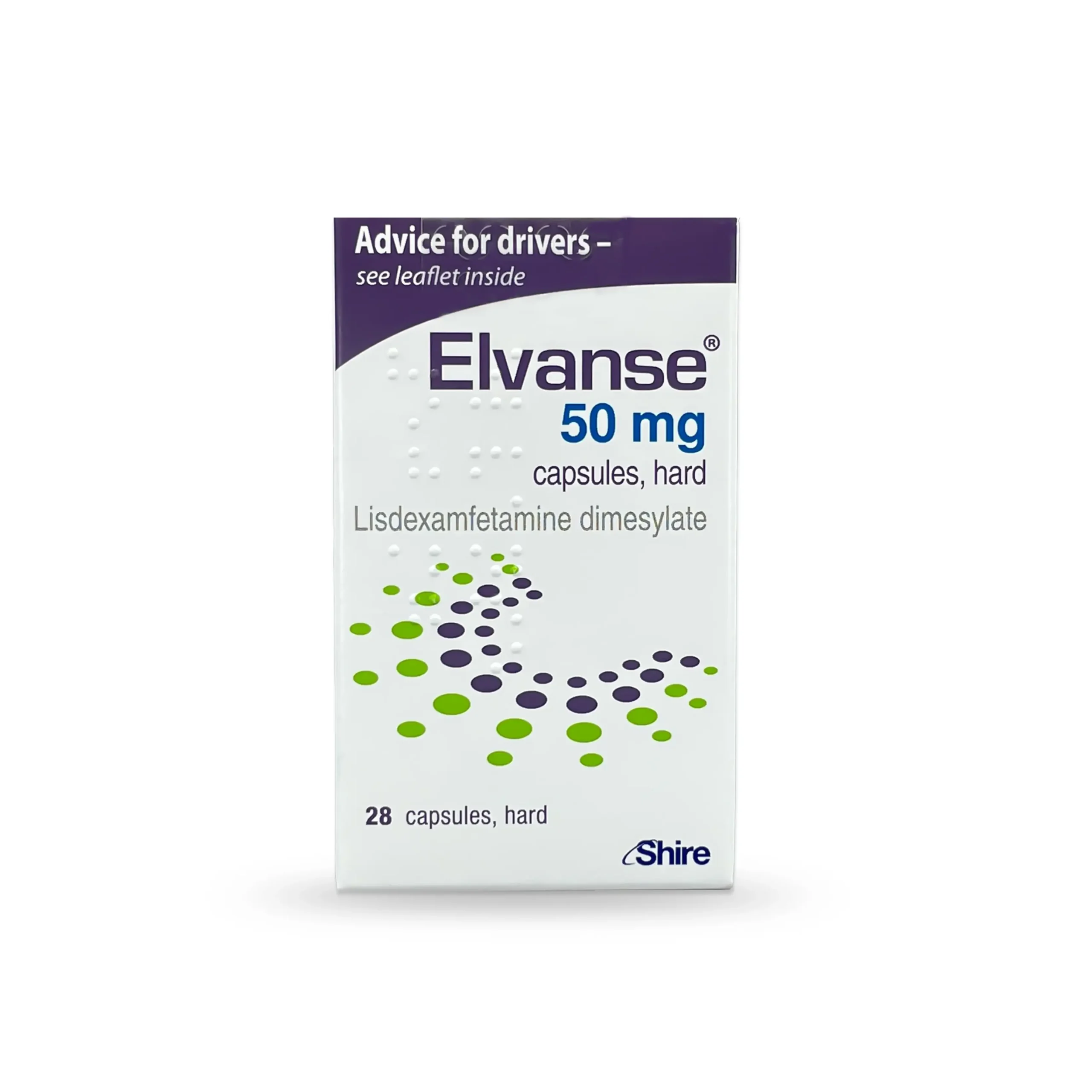 Elvanse (Lisdexamfetamine) 50mg Caps x 28