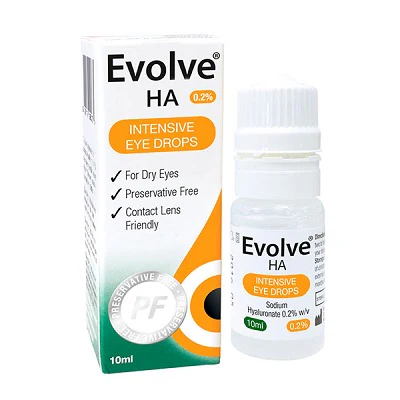 Evolve HA 0.2% PF Intensive eye drops x 10ml
