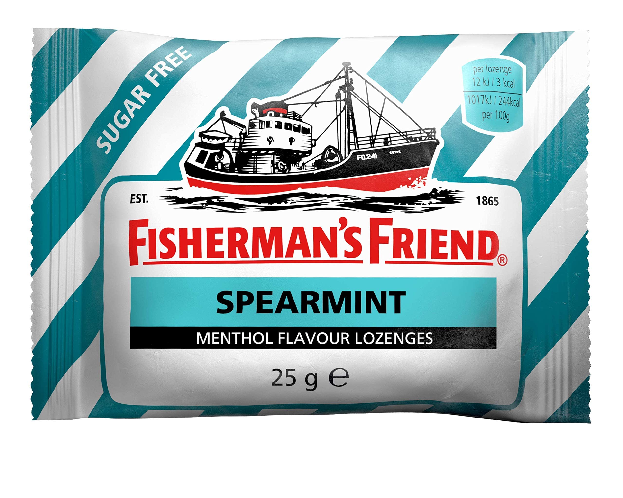 Fishermans Friend  Spearmint Loz x 25G