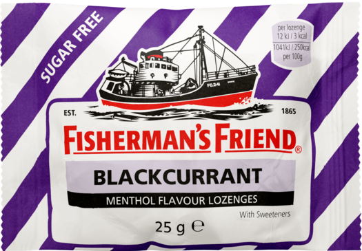 Fishermans Friend Blackcurrant Loz x 25G