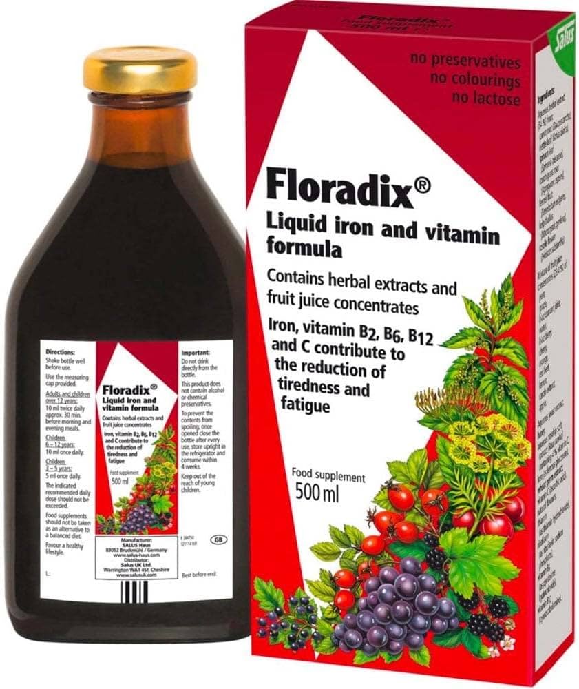 Floradix Liquid Iron Formula x 500ml