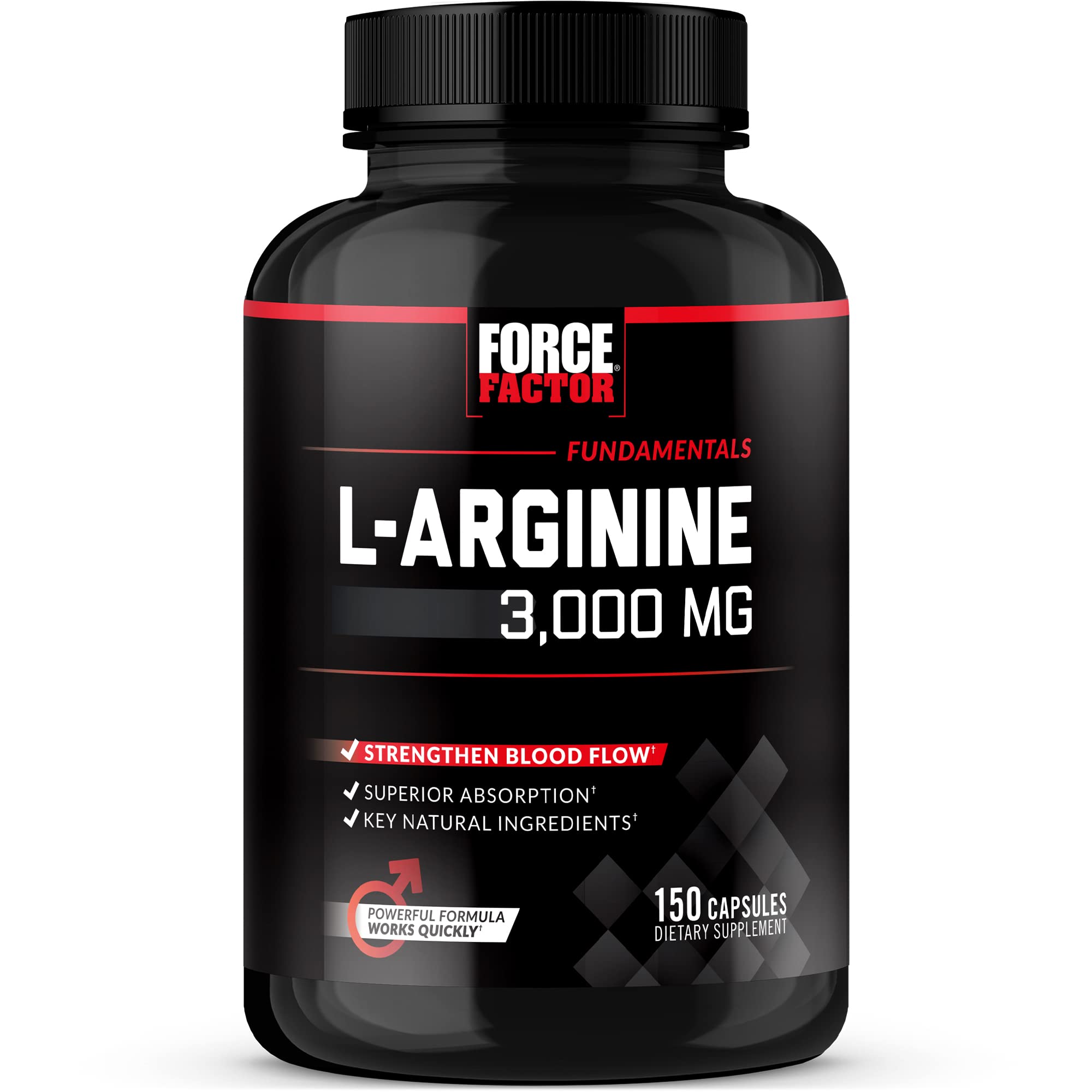 ForceFactor L-Arginie 3000mg Caps x 150