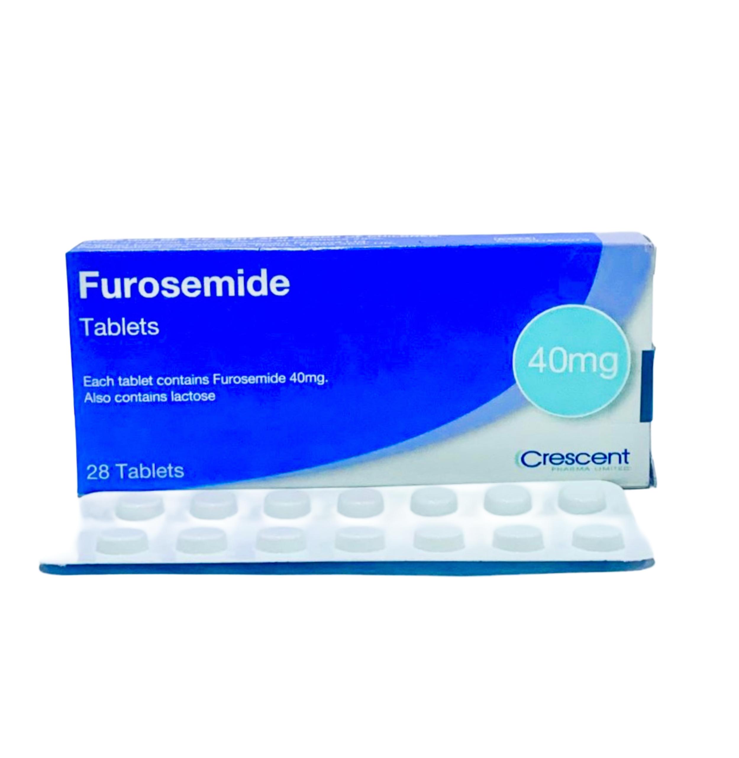 Furosemide 40mg tab x 28